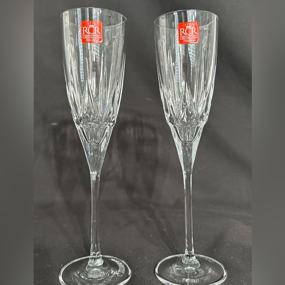 RCR Other - Champagne Flute 2 piece set.